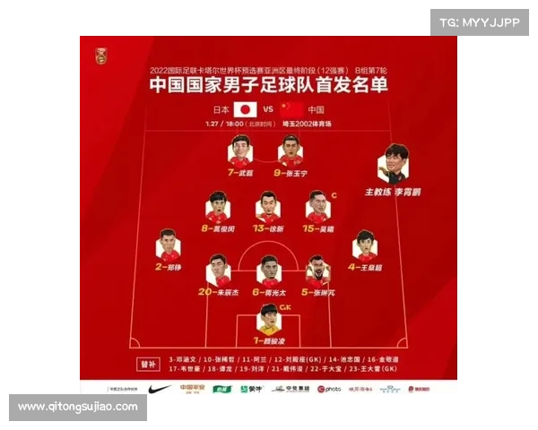 中国国足与日本队历史对阵时间全解析及未来赛事安排